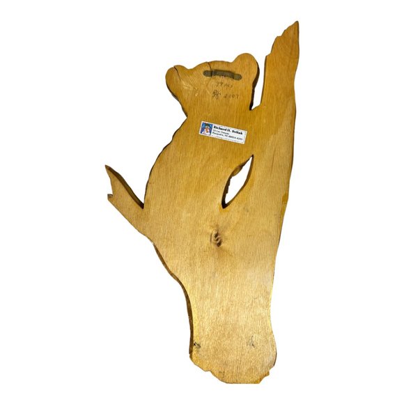 Hand‎ Carved Wooded Koala Bear Wall Hanging - Picture 5 of 5